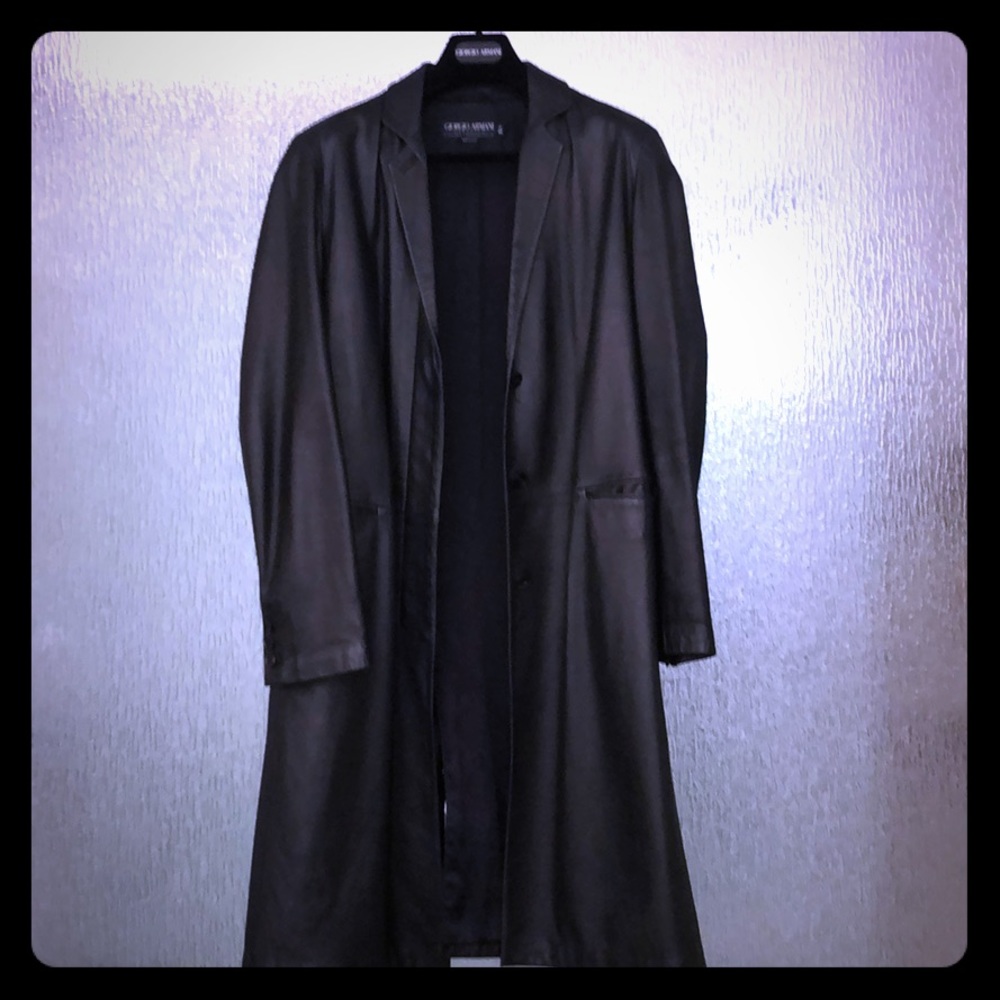 Giorgio Armani leather jacket